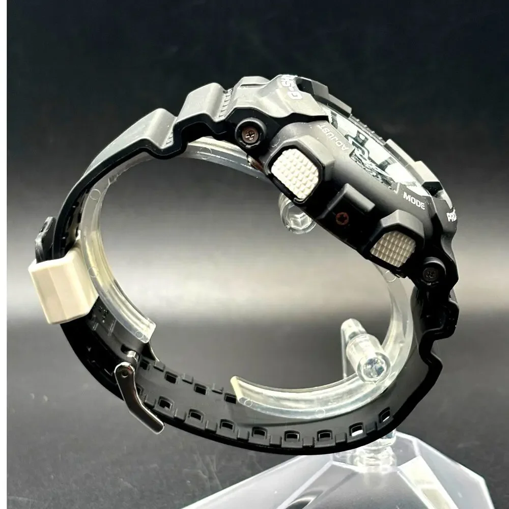 Casio G-Shock GA-110BW-1A Black White Analog Digital 200M Watch NWOT
